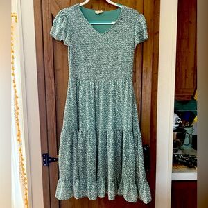 Orange Creek midi dress